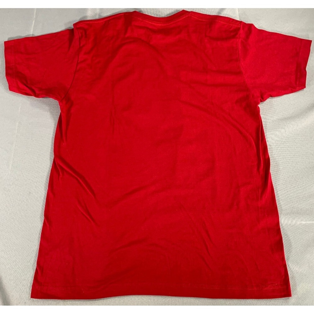 Mad Engine Familia T-Shirt XL Red Skeleton Hand Rose Graphic Tee Streetwear Art - Picture 2 of 7